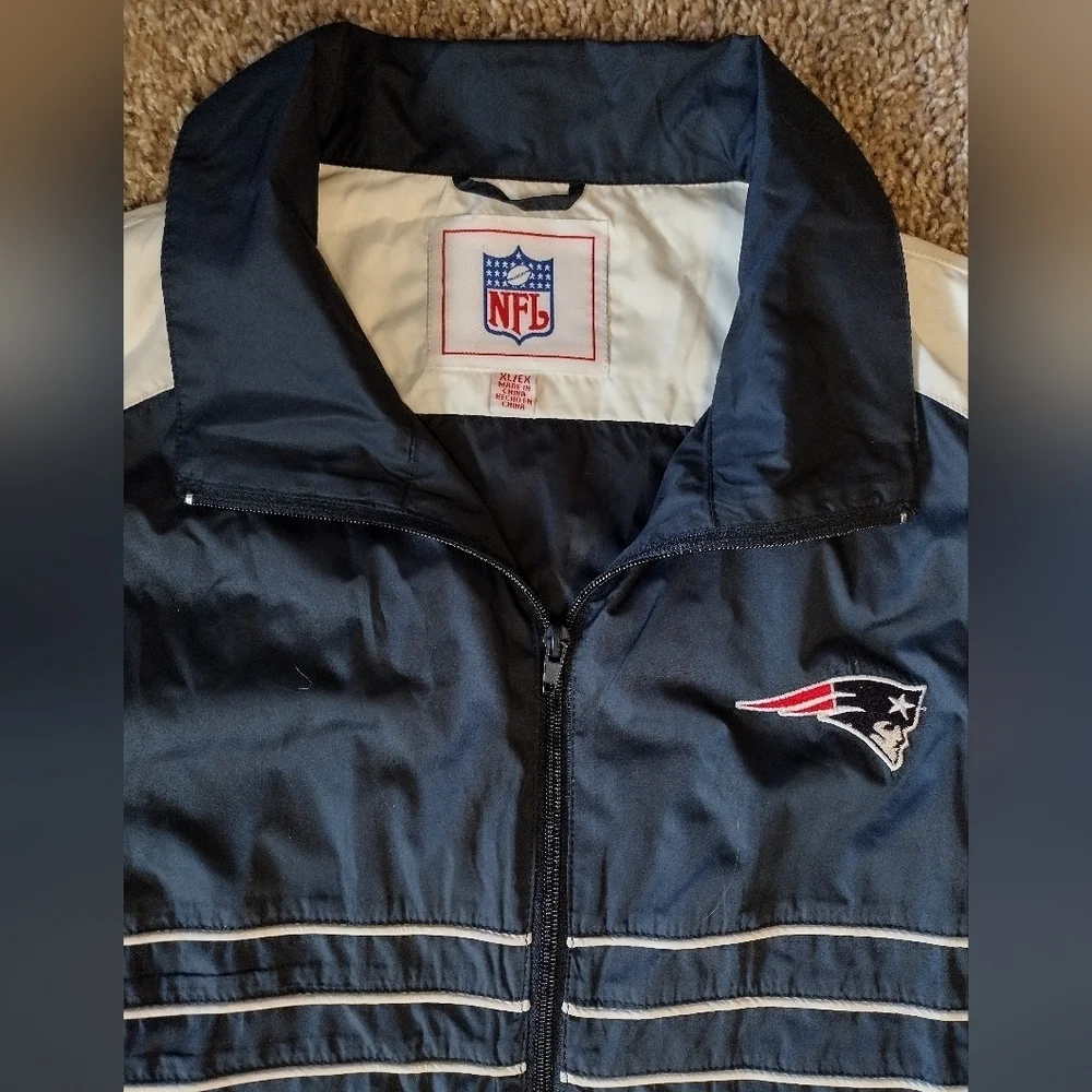 NFL New England Patriots Full Zip Team Jacket XL